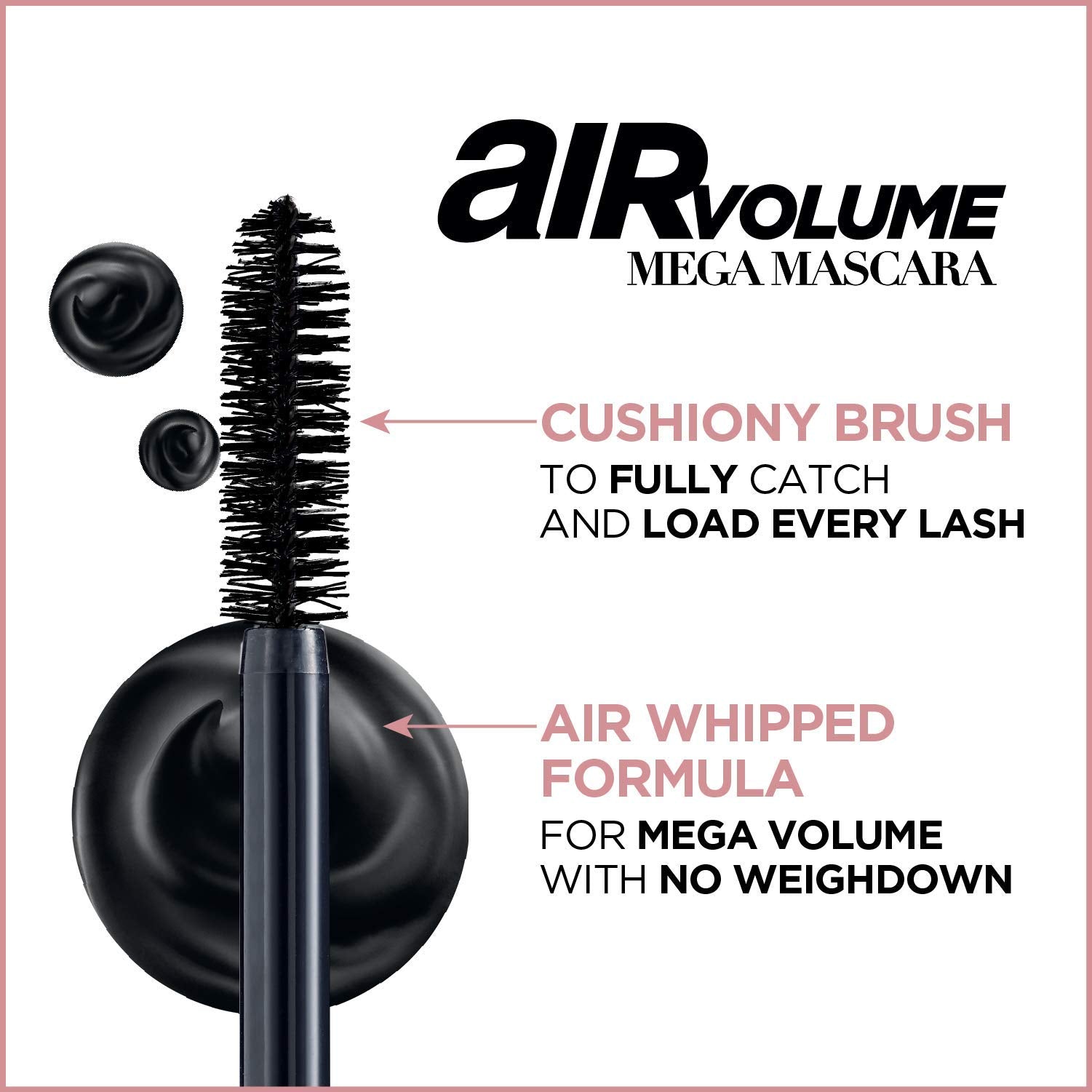 Se démaquille facilement avec un démaquillant yeux, grâce à L’Oréal Paris Air Volume Mega Mascara