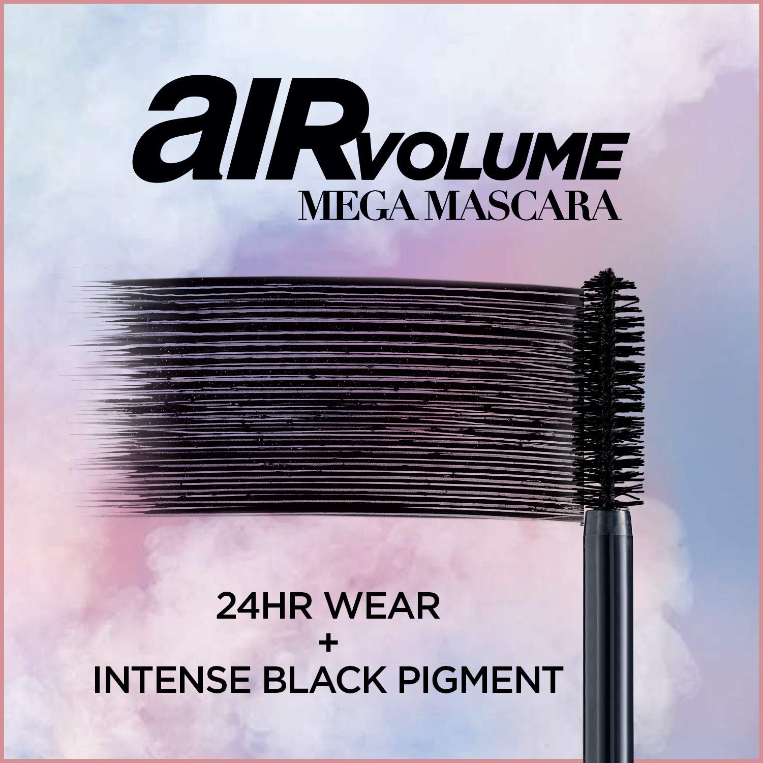 Tenue longue jusqu’à 24 heures sans bavures avec L’Oréal Paris Air Volume Mega Mascara