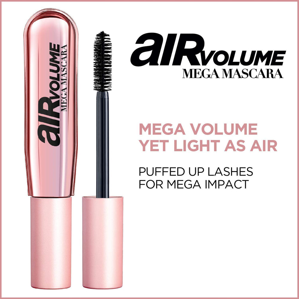 Volume généreux et noir intense sur tous les cils avec L’Oréal Paris Air Volume Mega Mascara