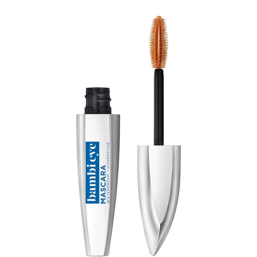 L’Oréal Paris Bambi Eye Mascara, brosse grand angle pour des cils parfaitement séparés.