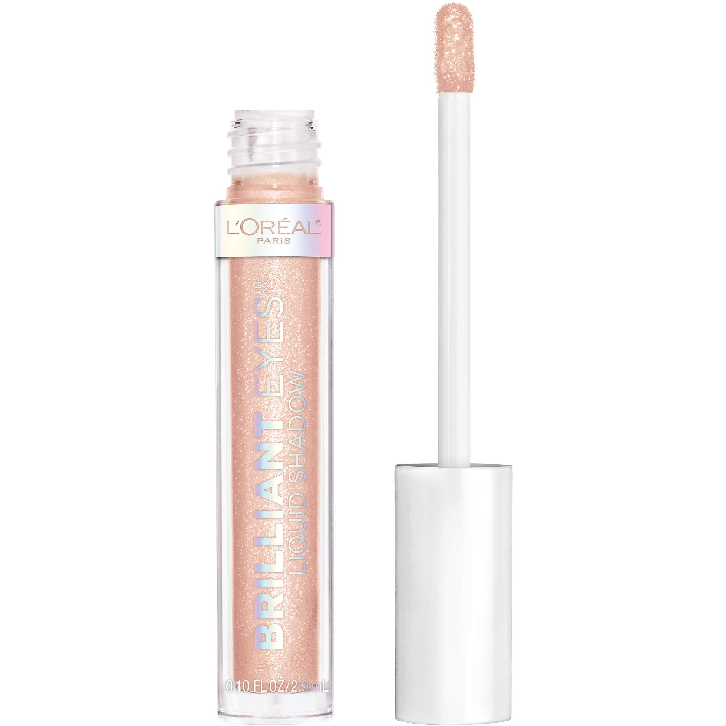 L'Oreal Paris Brilliant Eyes shimmer shadow bottle with long-wear shimmer