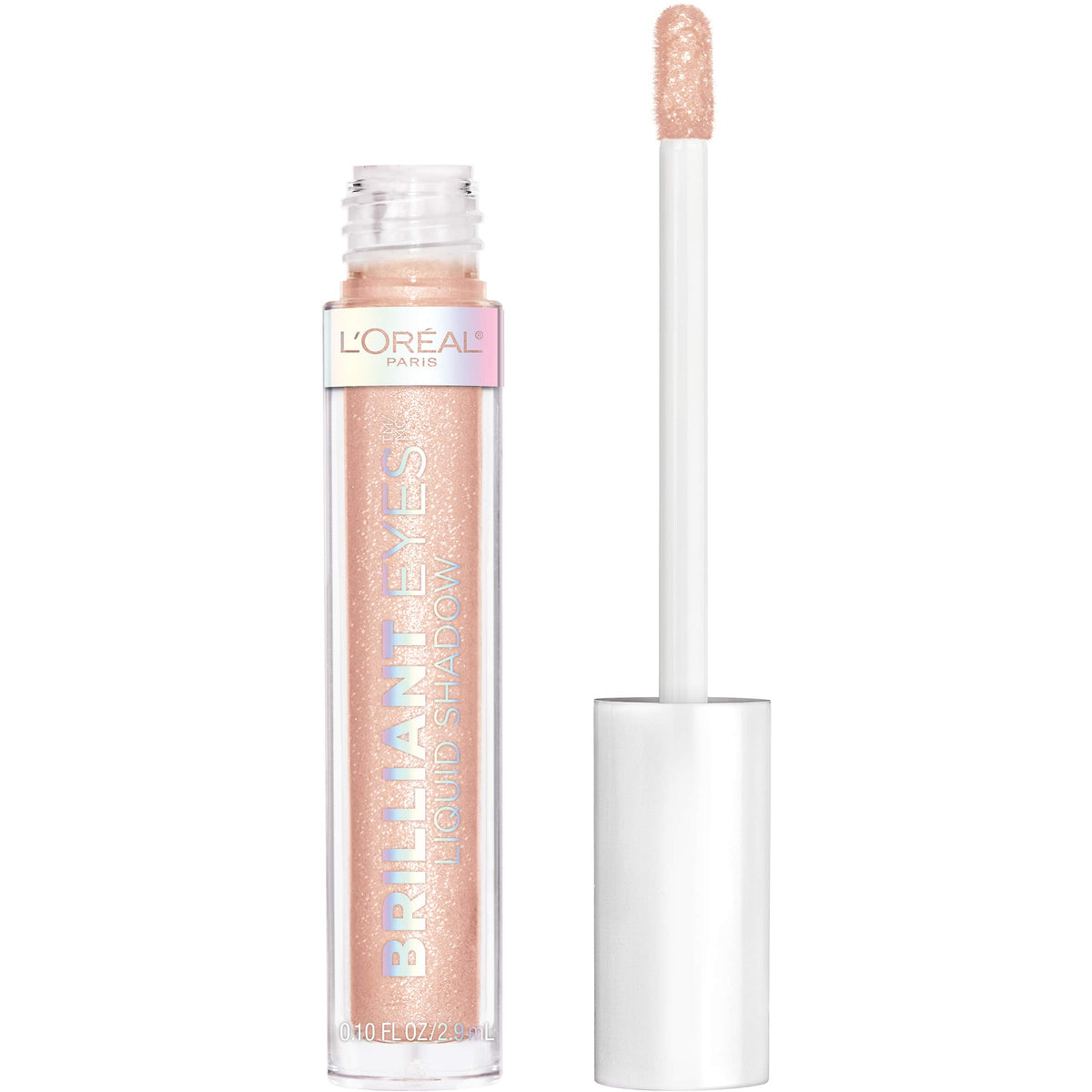L'Oreal Paris Brilliant Eyes shimmer shadow bottle with long-wear shimmer