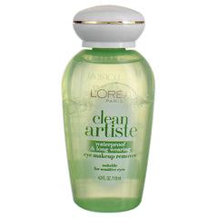 Clean Artiste Démaquillant Yeux de L’Oréal Paris, application sur les yeux pour enlever le maquillage longue tenue.