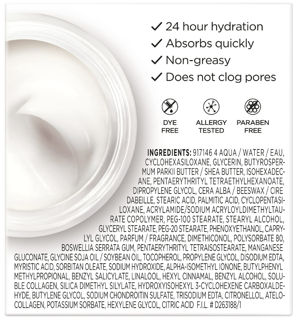 L’Oréal Paris Collagen Daily – flacon et texture prête à l’emploi quotidien.