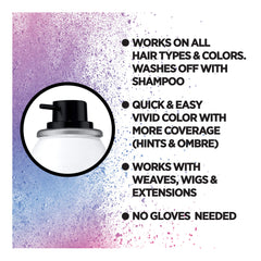 Finition ombrée temporaire Colorista pour un style unique sans engagement.