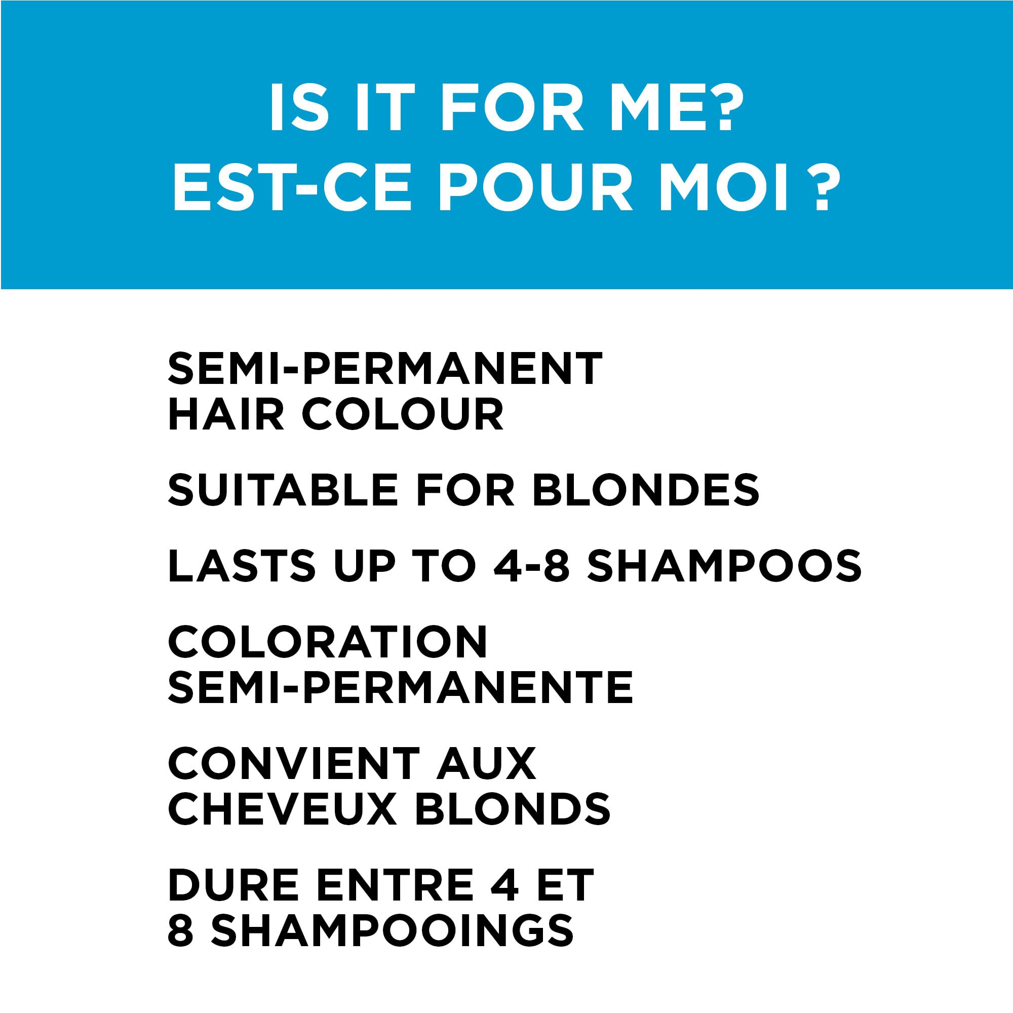 Formule vegan sans ammoniaque pour colorer en douceur.