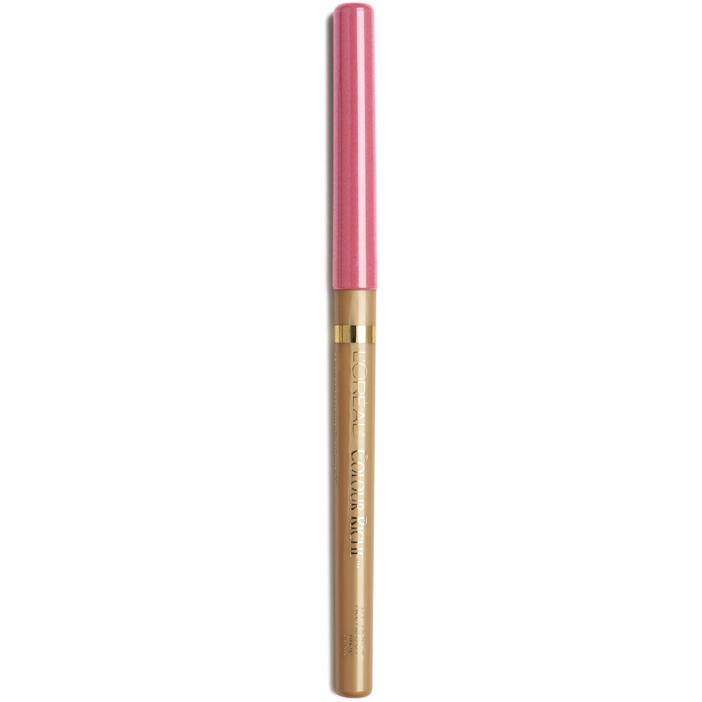 L’Oréal Paris Colour Riche: crayon contour lévres crème rose neutre pour définition nette.