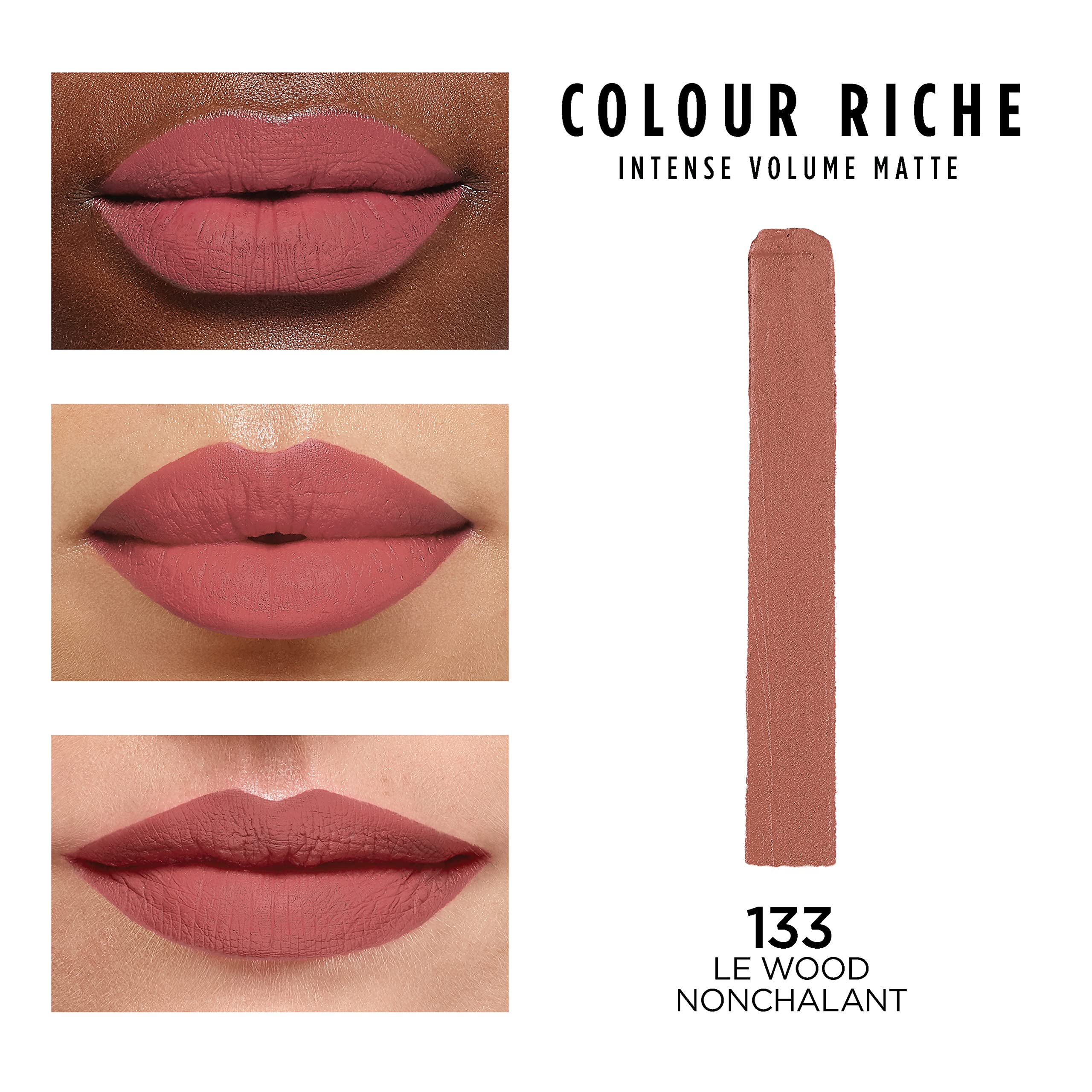 L'Oreal Paris Colour Riche Intense Volume Matte, application précise grâce au bullet slim.