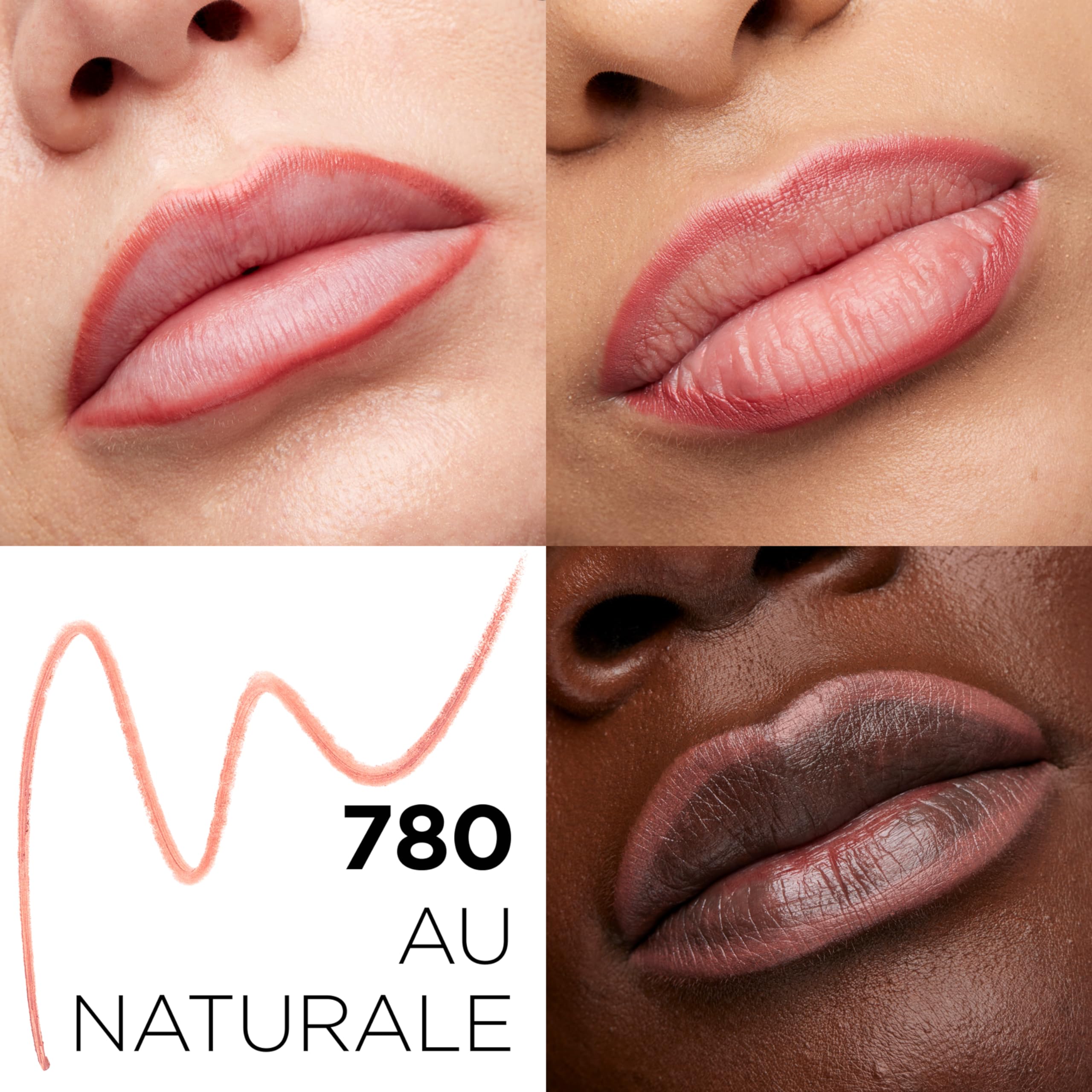 L’Oréal Paris Colour Riche Lip Liner 780 Au Naturale, texture crémeuse et contour durable.