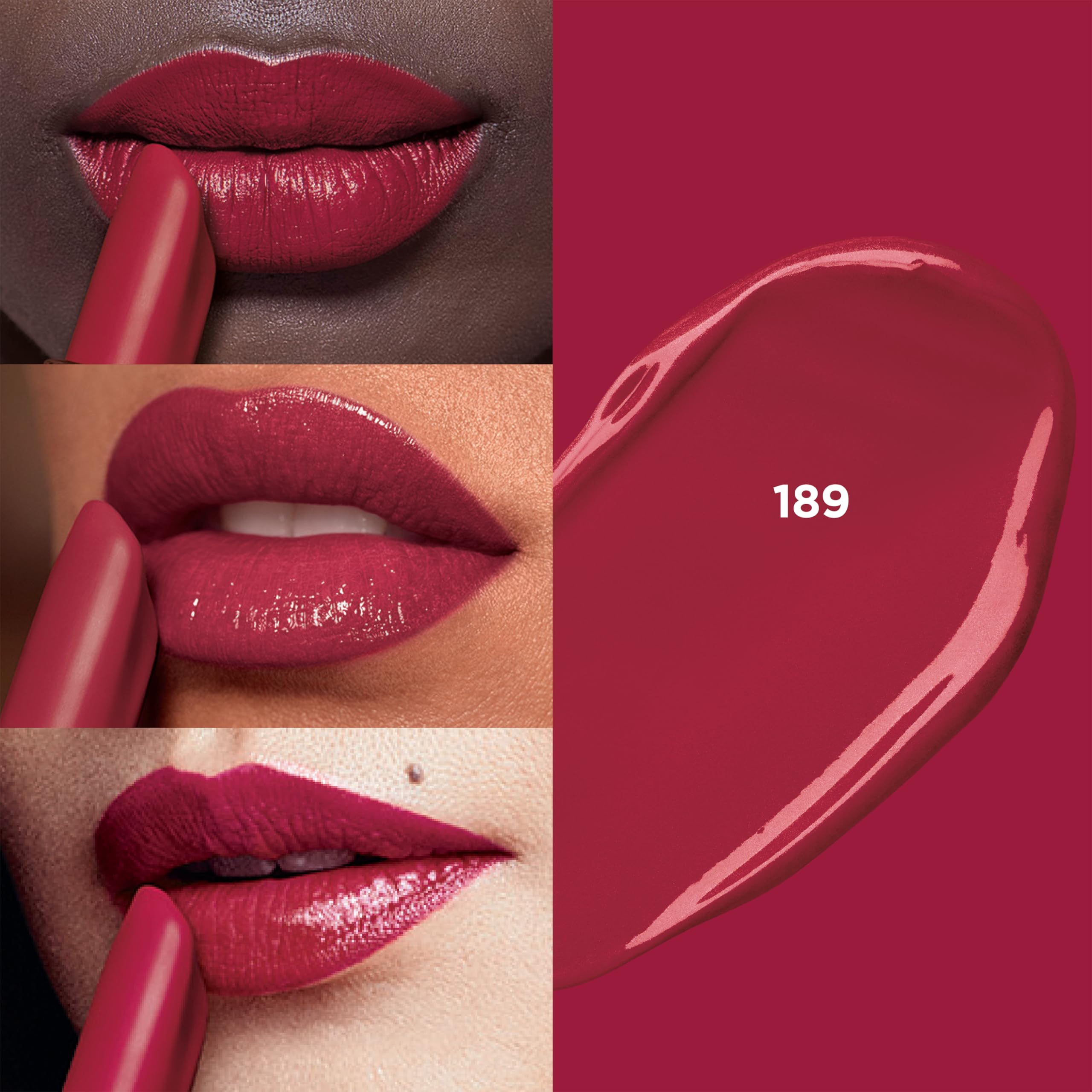 L’Oréal Paris Colour Riche rouge-finition satinée pour une couleur intense durable.