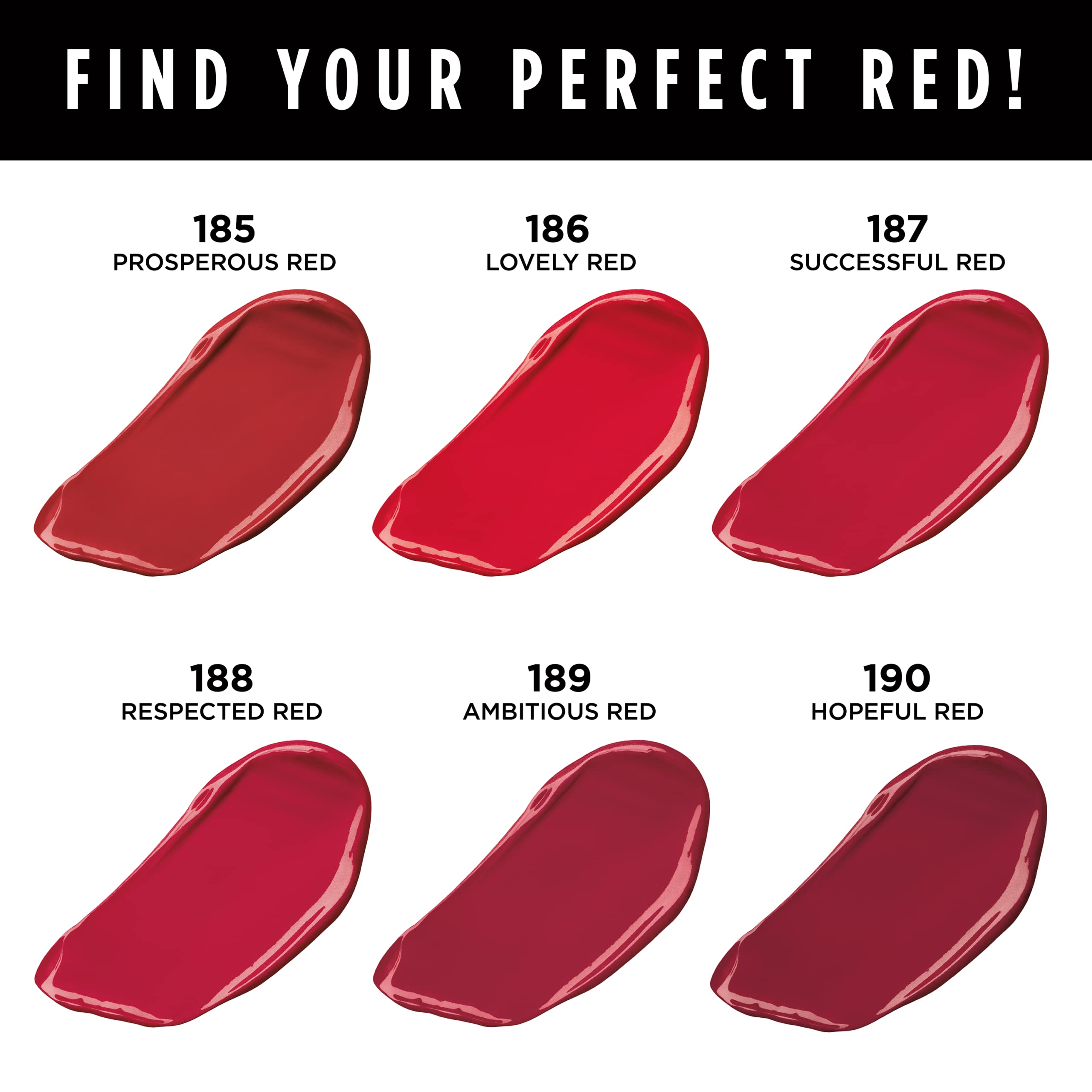L’Oréal Paris Colour Riche Rouge Worth longue tenue sans dessèchement et bavures maîtrisées.
