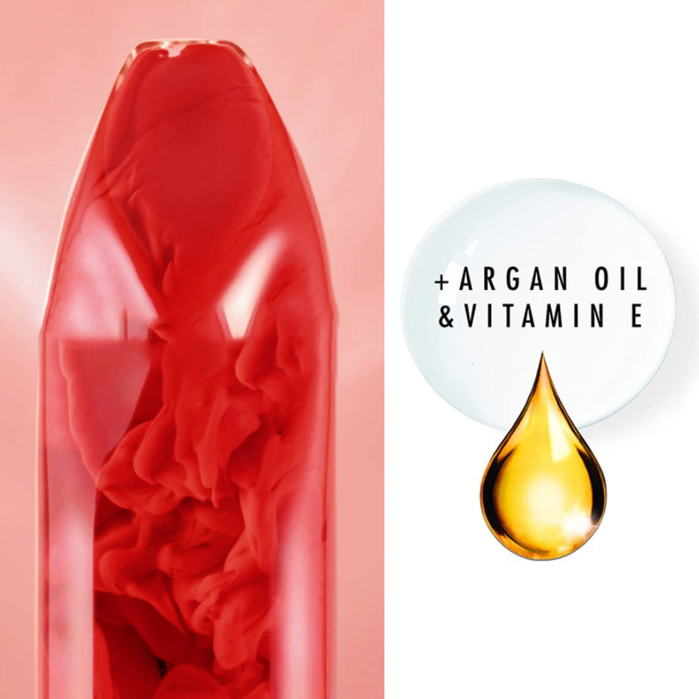 L’Oréal Paris Colour Riche Rouge Worth une seule application pour couvrance fluide et nette.