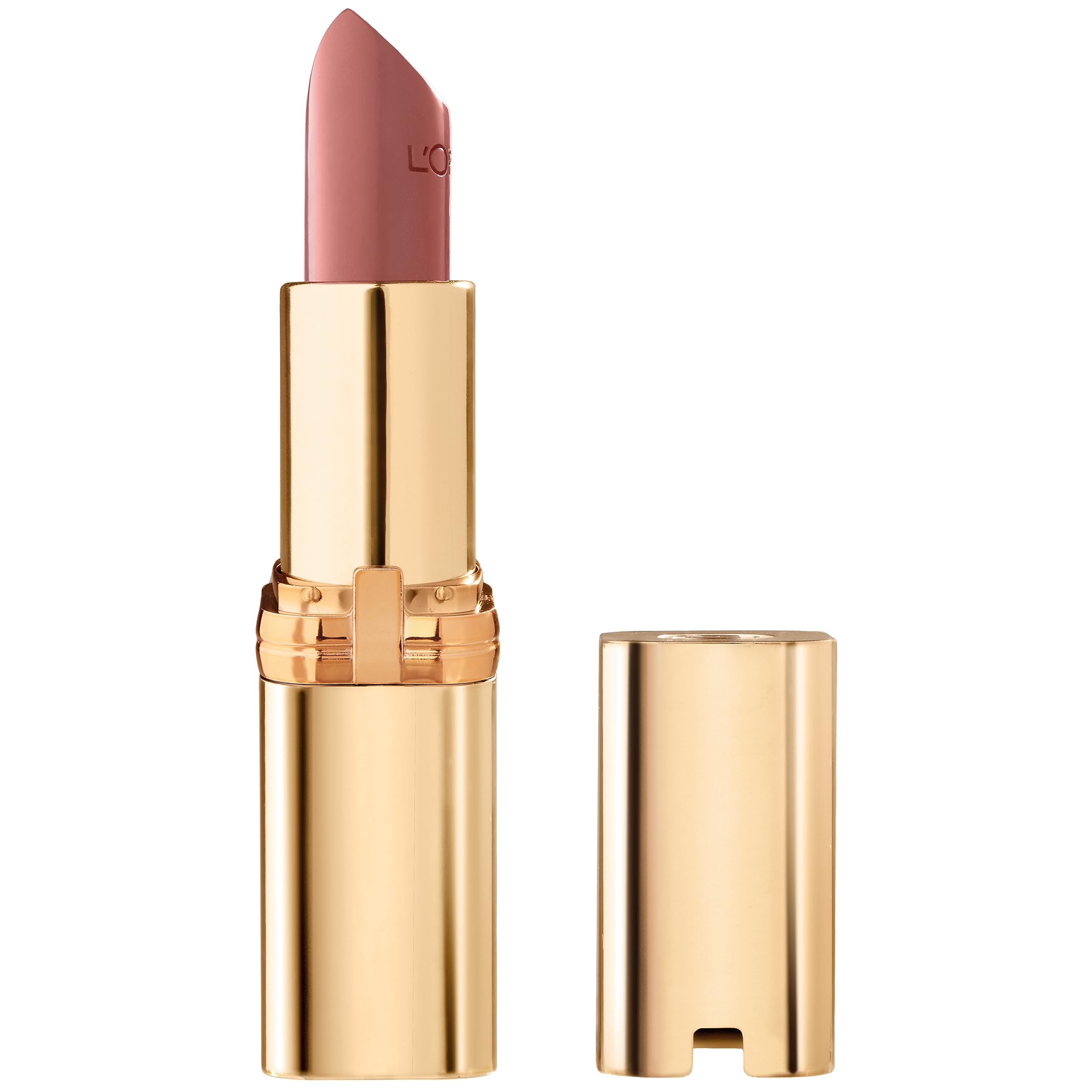 L’Oréal Paris Couleur Riche Satin – bouteille rouge pour une couleur riche et hydratante.