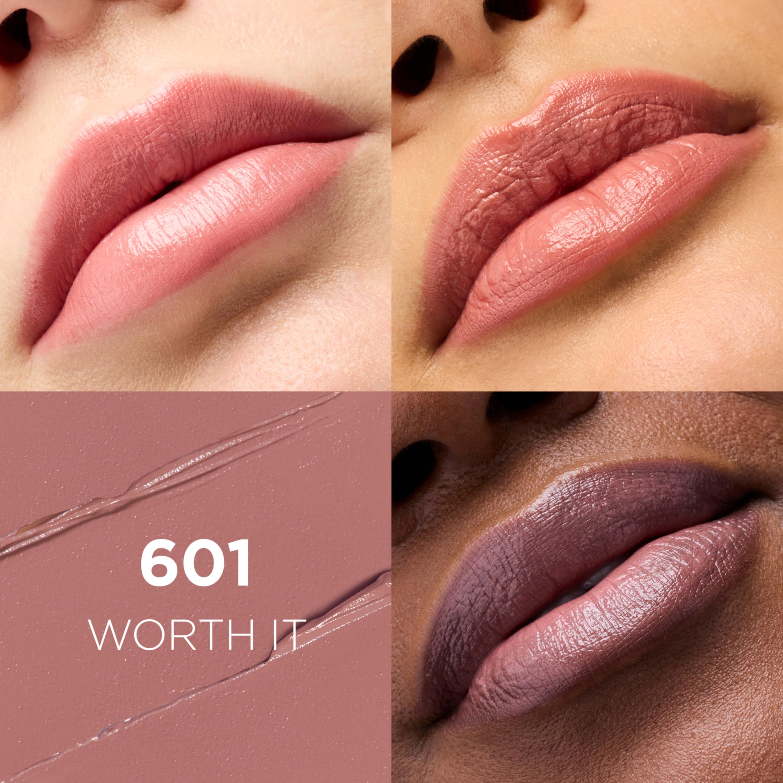 L’Oréal Paris Couleur Riche Satin – nude lumineux pour lèvres douces et confortables.