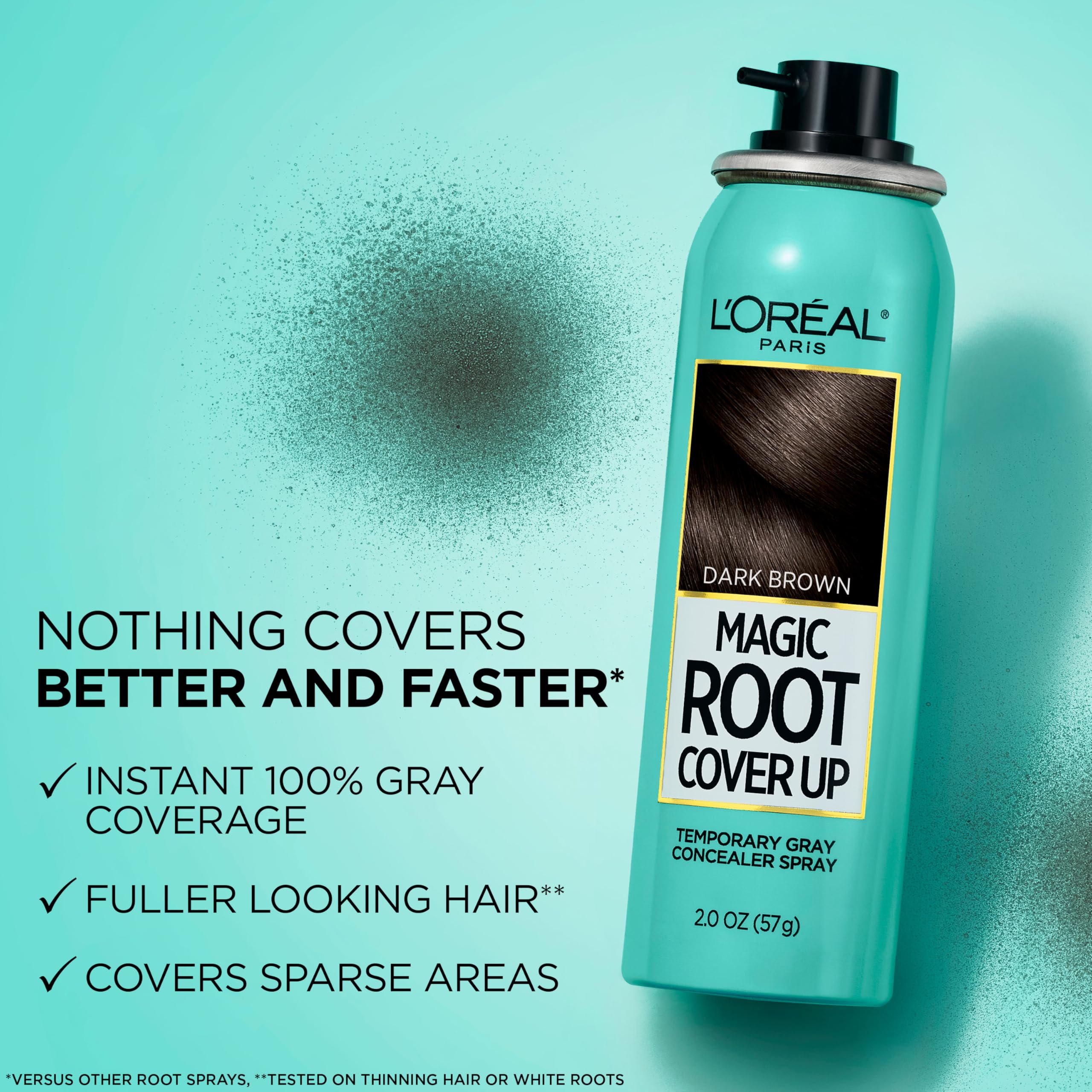 L’Oréal Paris couvre-racines gris brun clair — flacon compact pratique