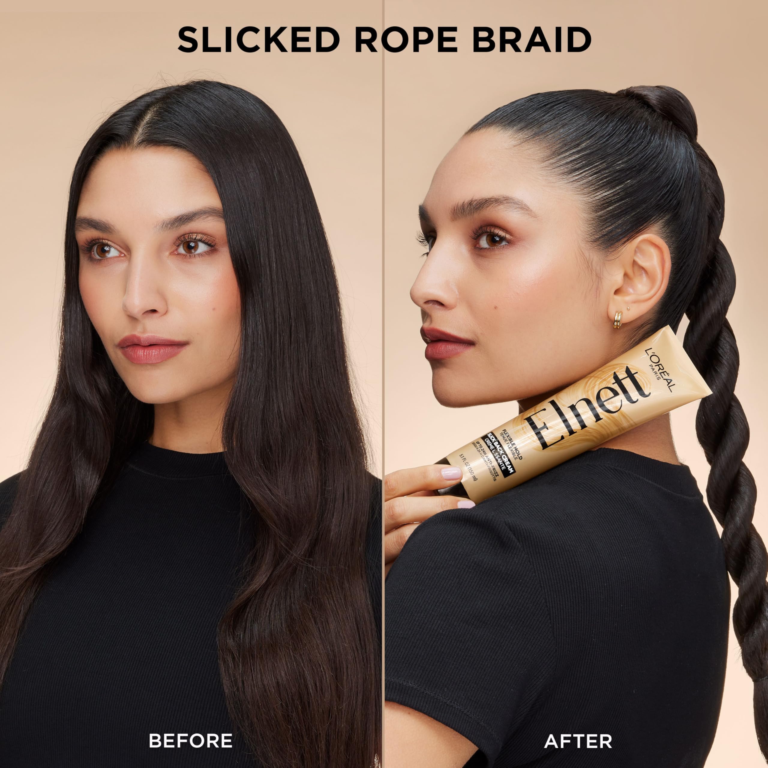 L’Oréal Paris Elnett – démonstration de coiffage pour tenues lisses et soignées.