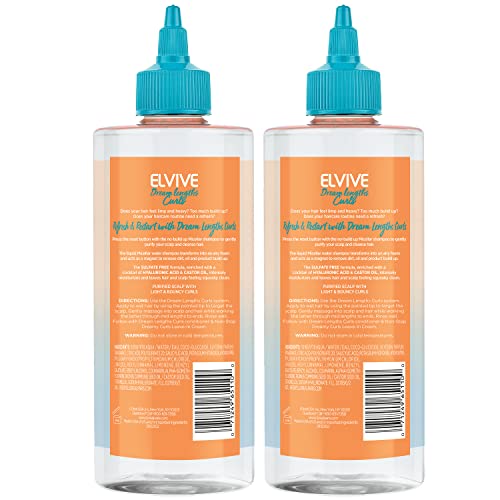Close-up of Dream Lengths Curls micellar foam showing gentle cleansing action