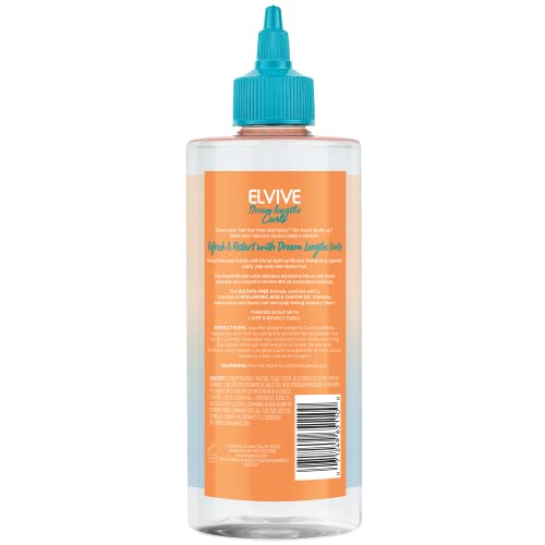 Mousse nettoyante Dream Lengths Curls pour boucles définies sans résidus.