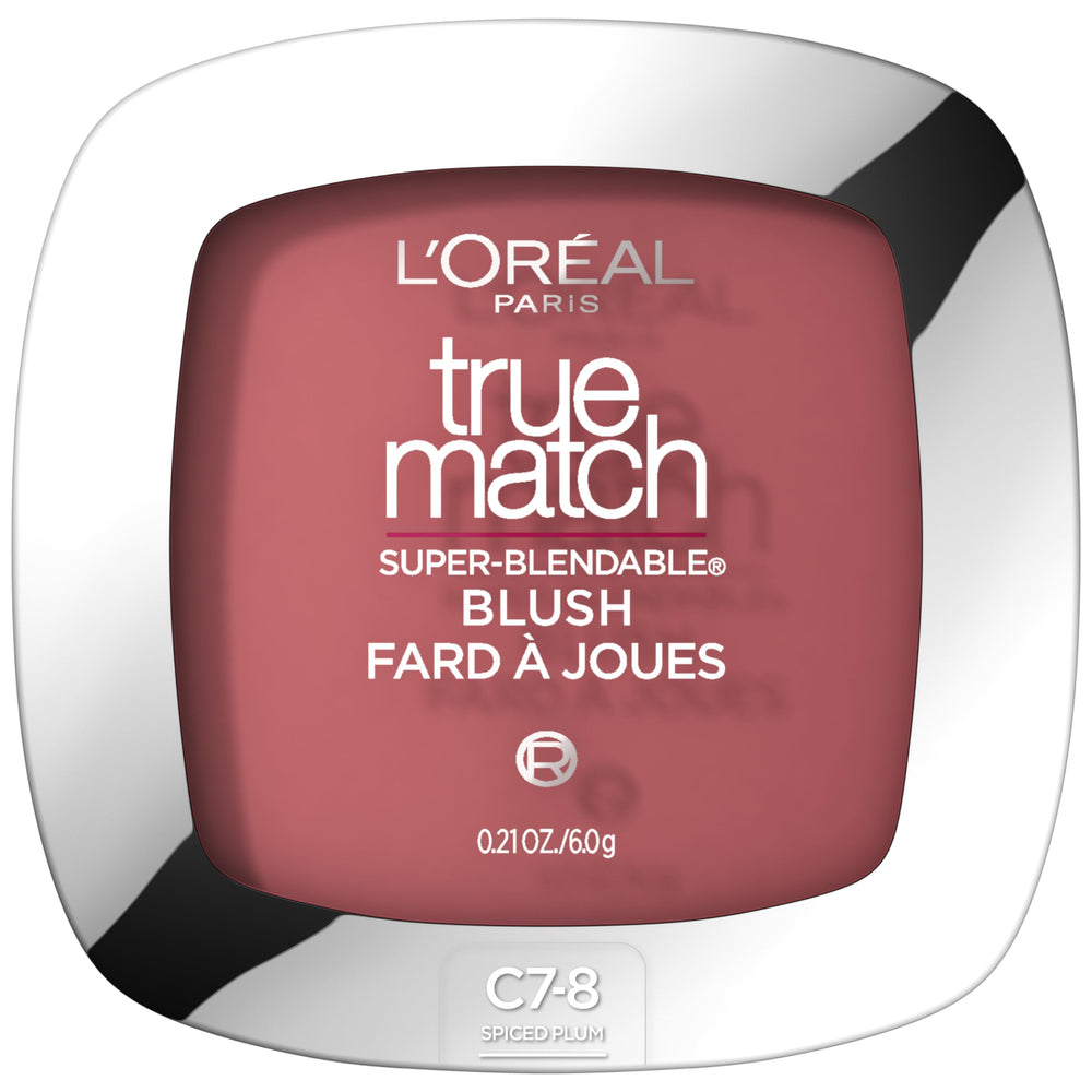 L’Oréal Paris Fard à Joues Spiced Plum prêt à l’emploi, application douce pour un éclat naturel