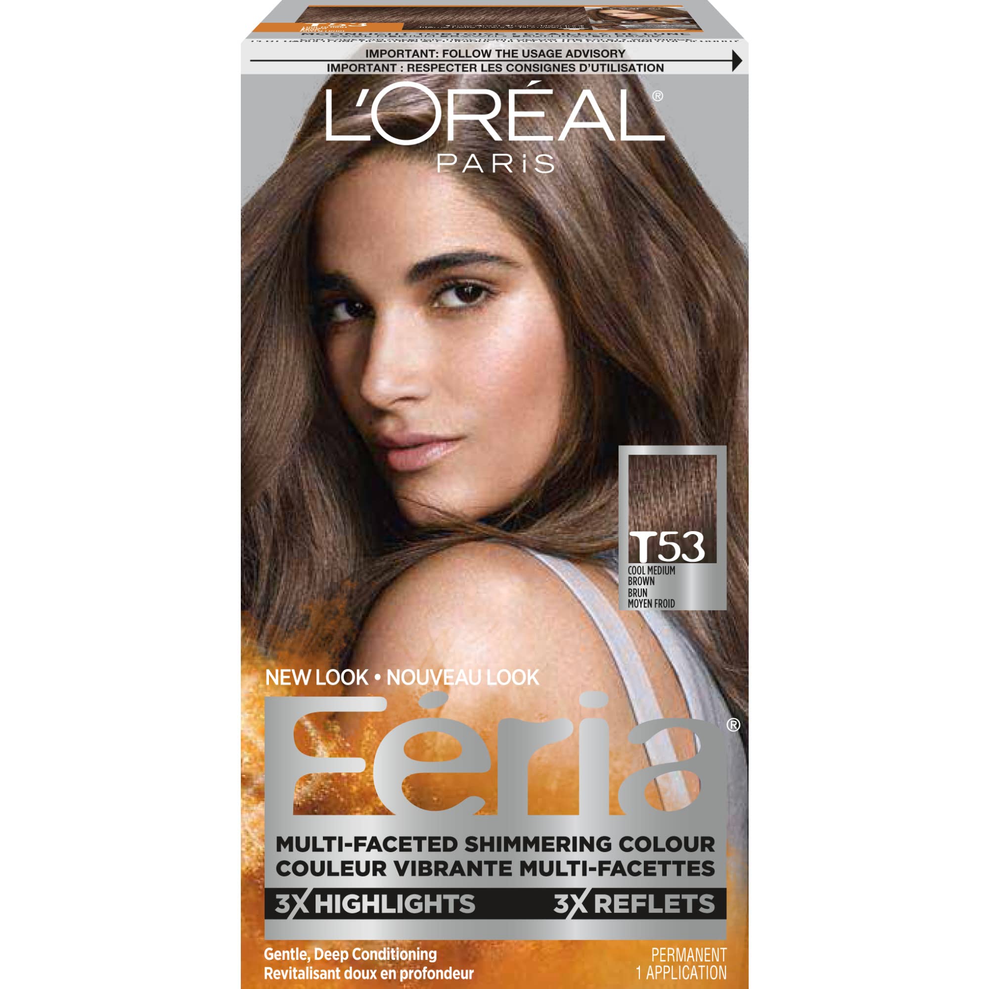 L’Oréal Paris Feria coloration permanente Moonlit Tortoise – vue kit couleur riche