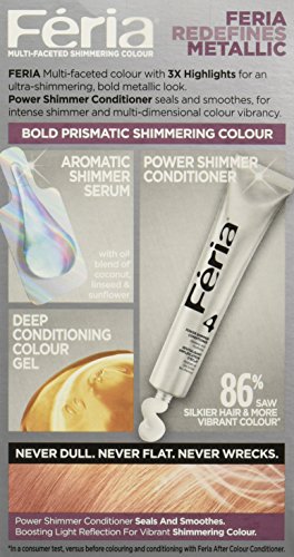Feria Rose Doré: crème colorante prête à l’application, couleur éclatante.