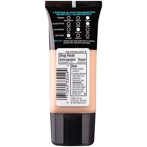 Texture crème légère du fond de teint Pro Glow pour une couvrance modulable.