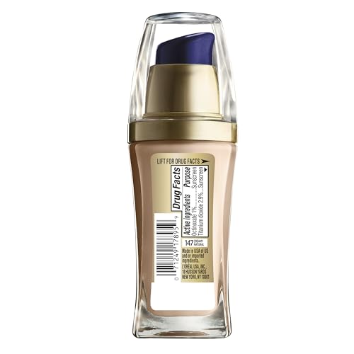 Visible Lift Sérum Absolu Fond de teint, texture légère pour un teint éclatant après application.