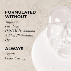 L’Oréal Paris Frizz Defy sans sulfates, respecte la couleur et la fibre.