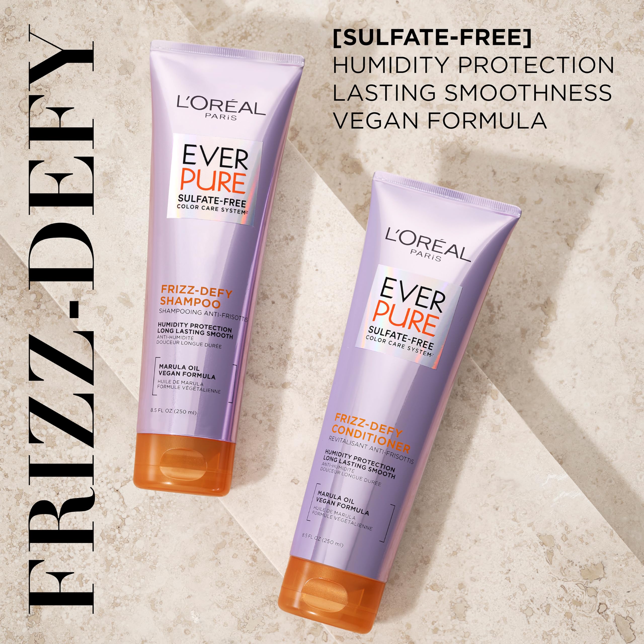 Frizz Defy, texture crème onctueuse, douceur et lissage recherché.