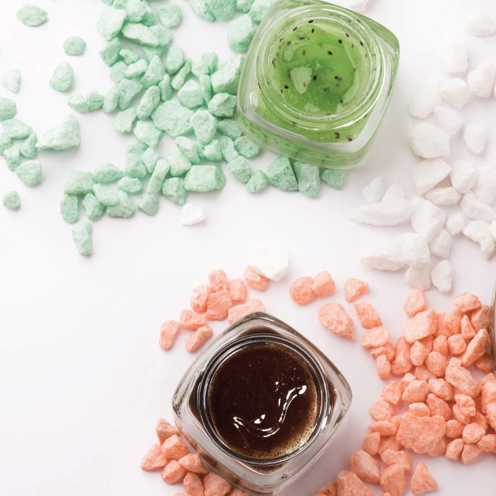Micro-billes fondent lentement pour une exfoliation efficace et douce.