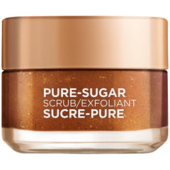 Gommage L Oréal Paris au sucre pur visage avec grains de raisin pour peau lumineuse