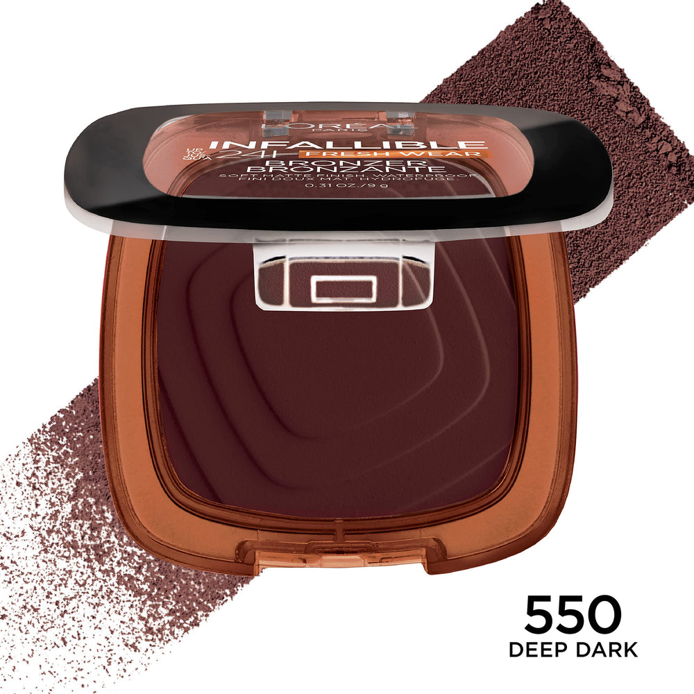 L'Oréal Paris Infallible Bronzer soft-matte texture builds color