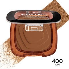 L'Oreal Paris Infallible bronzer shows waterproof and sweatproof performance under heat.