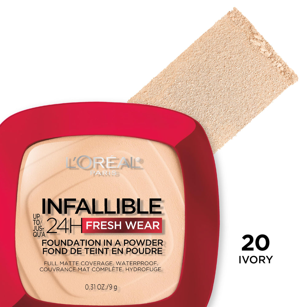 L'Oréal Paris Infallible Fond de Teint Poudre - usage quotidien facile pour un fini naturel.