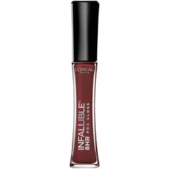 L Oréal Paris Infallible Gloss Raisin avec applicateur Petit Coeur pour une finition précise et hydratante.