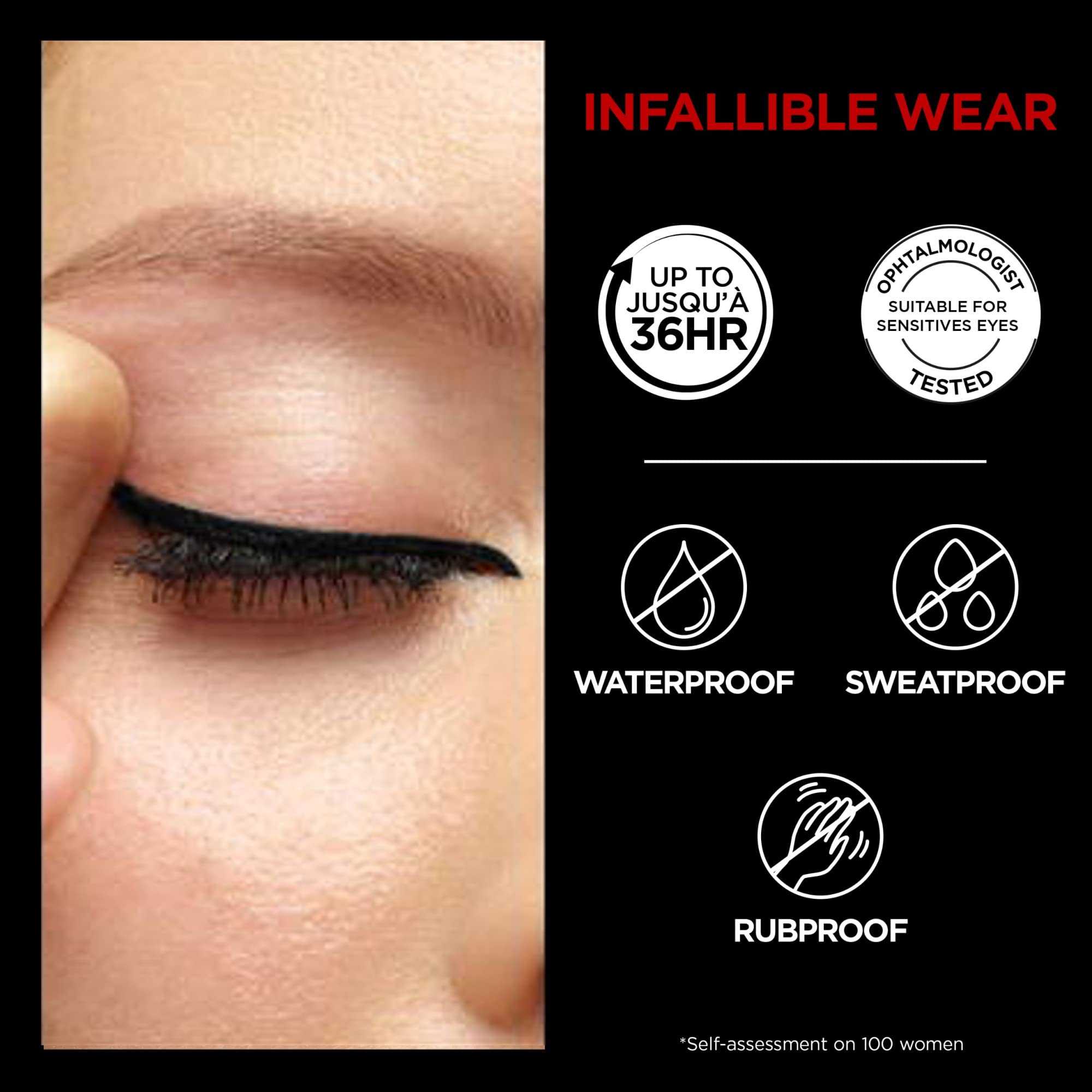 L’Oréal Paris Infallible Grip, crayon gel anti bavure pour ligne durable