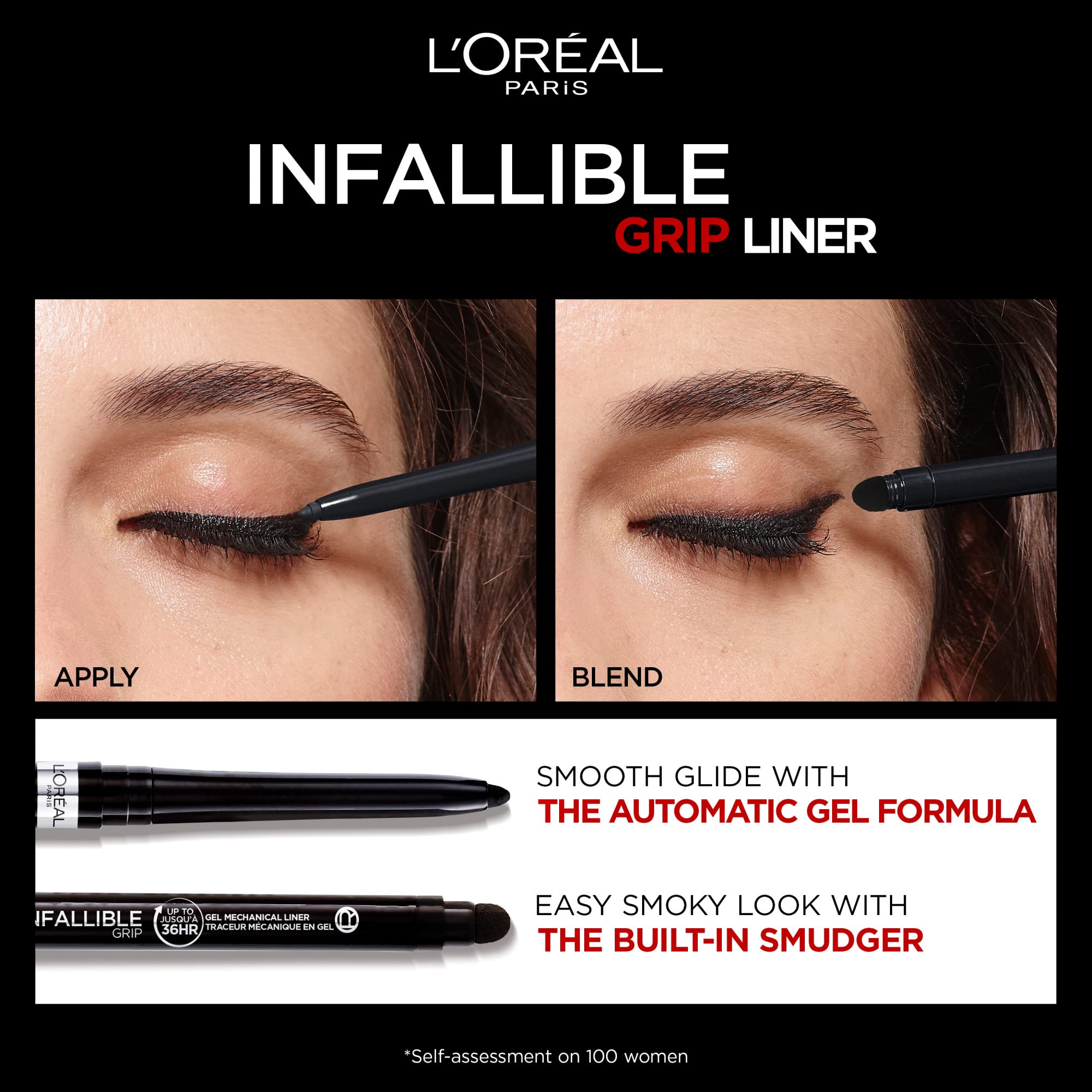 L’Oréal Paris Infallible Grip, noir intense pour un regard profond