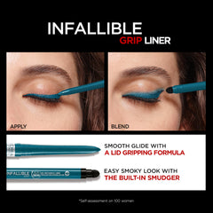 L’Oréal Paris Infallible Grip: emballage compact facilitant le transport et l’utilisation.