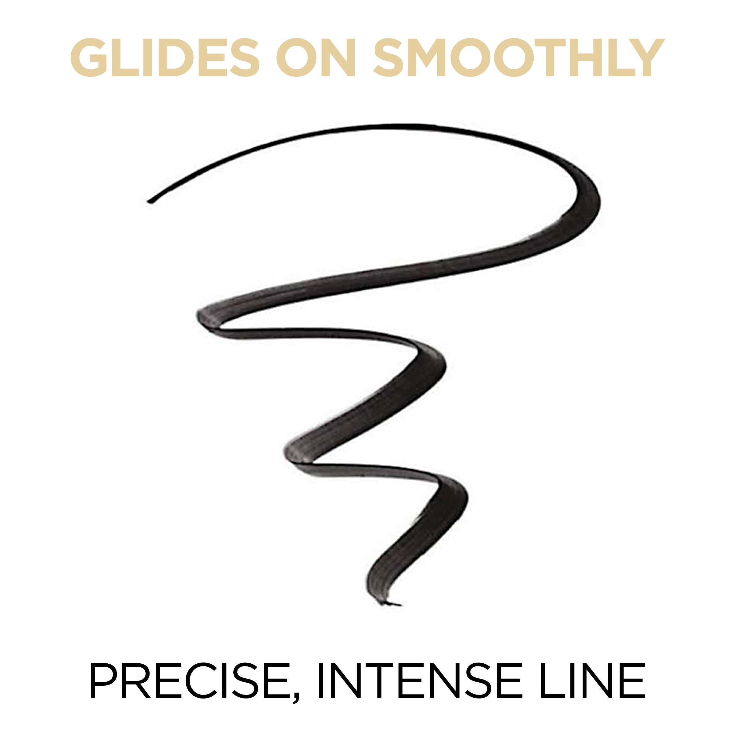 Tenue jusqu’à 24 heures du eyeliner, couleur fidèle à l’application