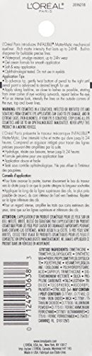 Swatch brun foncé de L’Oréal Paris Infallible Matte-Matic sur peau.
