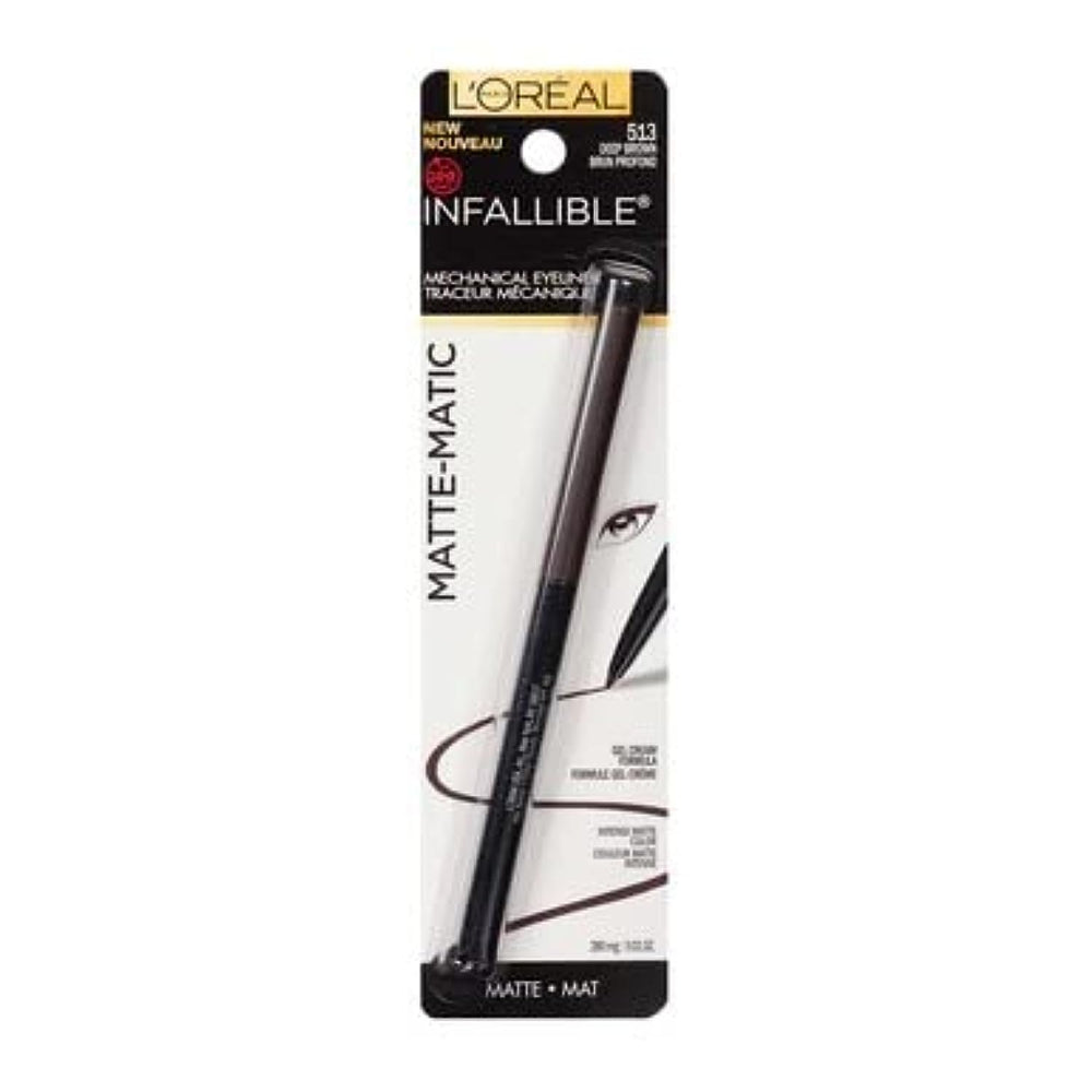 Swatch couleur brun profond du crayon.
