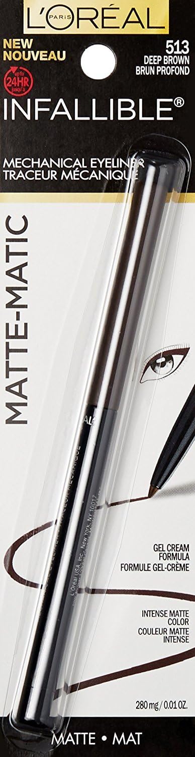 Trace net sur paupière avec Matte-Matic pour précision.