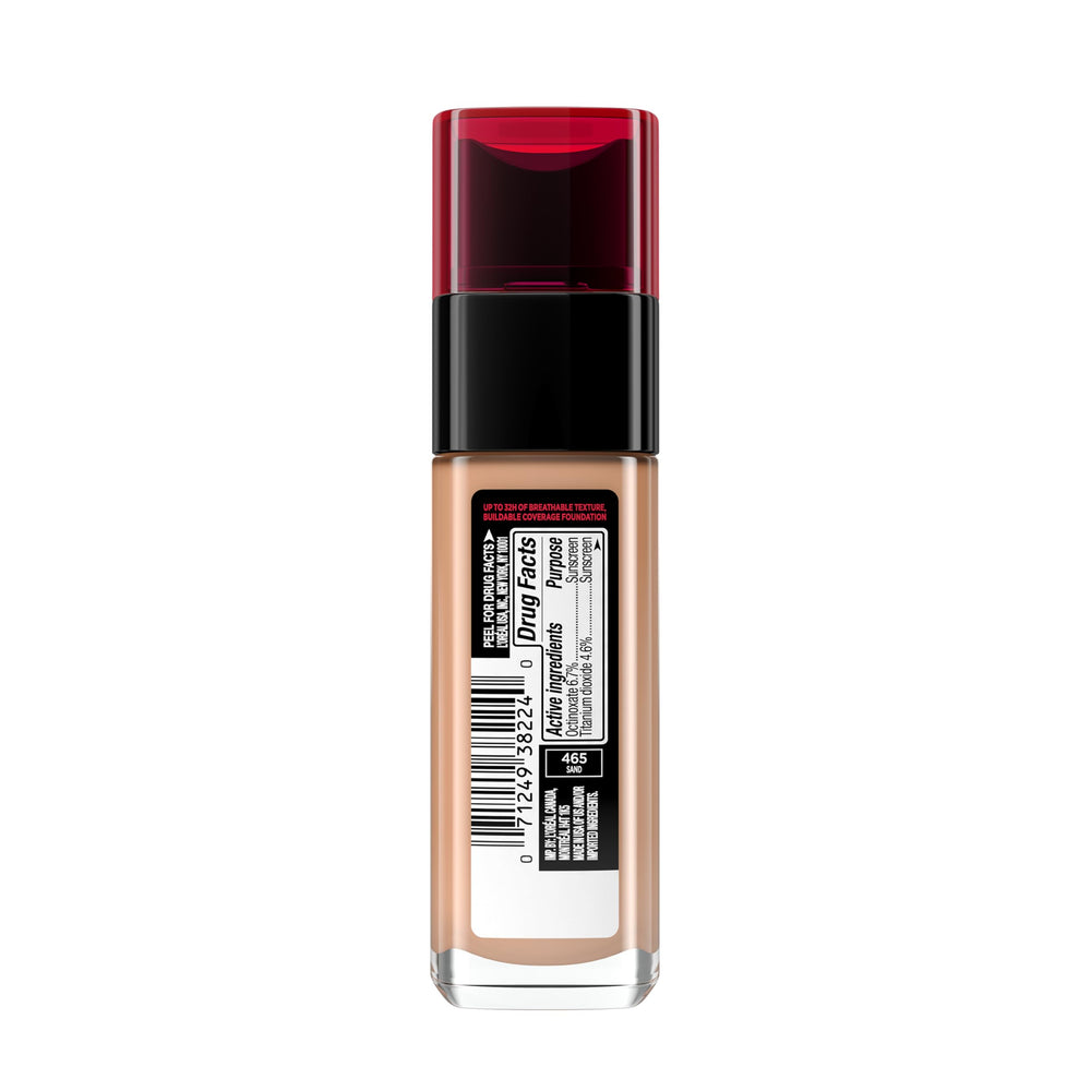Packaging variation shows different cap style for Infallible foundation