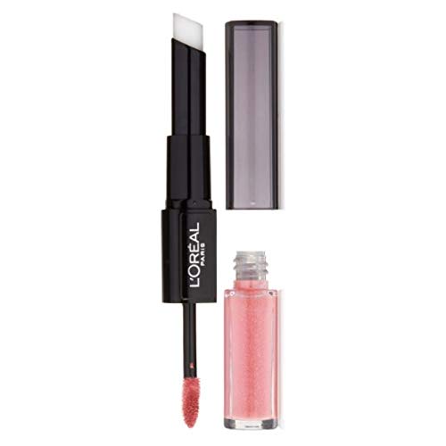 L’Oréal Paris Infallible Pro Last 2 Step Rouge à Lèvres, teinte intense, résiste au transfert et à l’effacement.