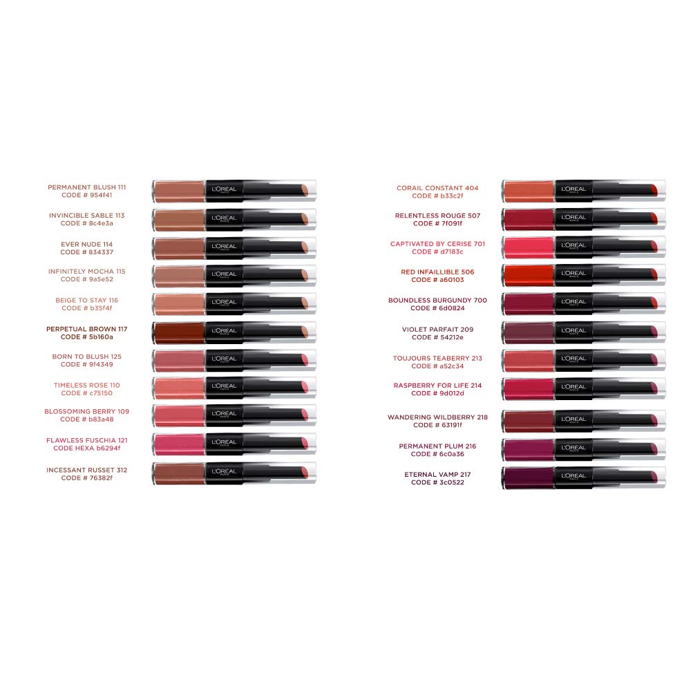 Finition lustre sur les lèvres avec L’Oréal Paris Infallible Pro-Last Cherry Noir.