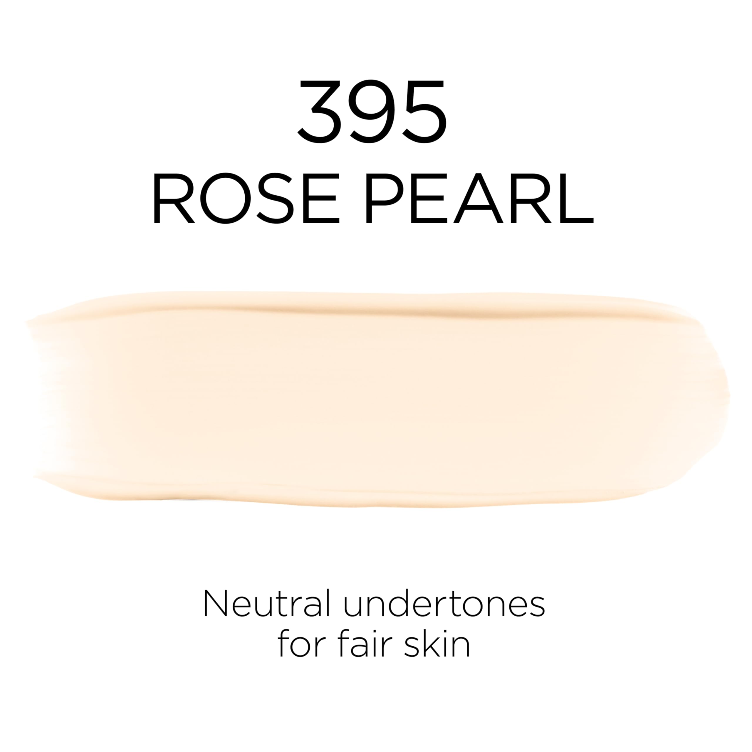 Swatches show multiple shades beside Rose Pearl for banded tones.