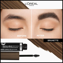 Fibre légère épaississant les sourcils sans lourdeur