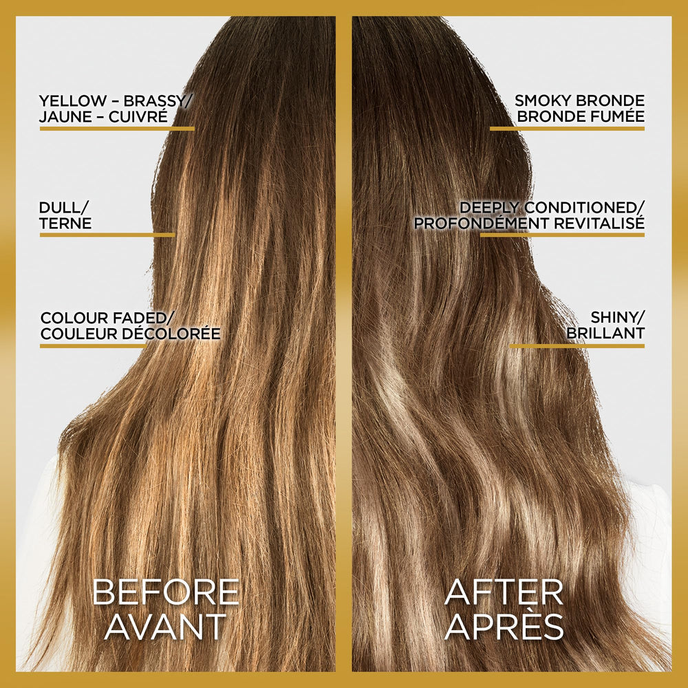L’Oréal Paris Le Color Gloss neutralisation-jaunissement pour des reflets neutres et brillants.