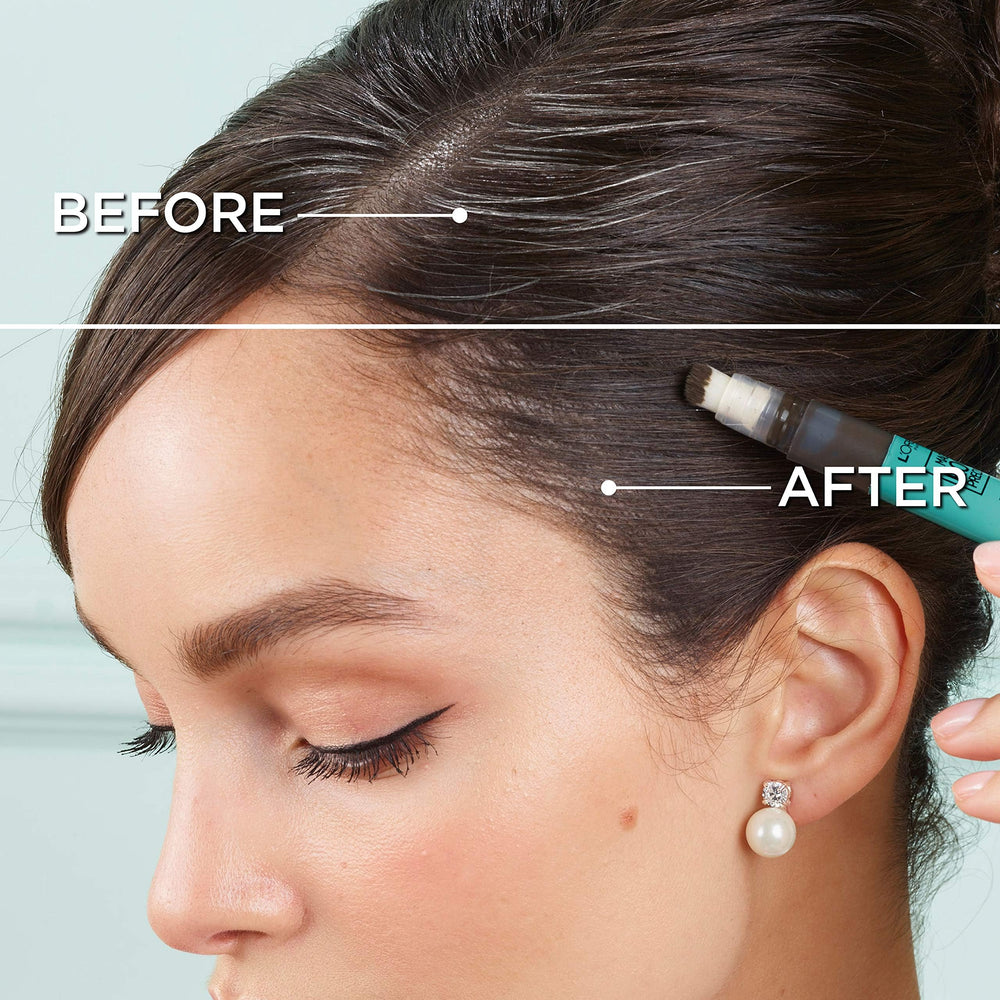 L'Oréal Paris Magic Root Precision, sans ammoniaque et sèche rapidement.