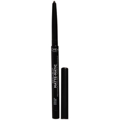 Crayon pour les yeux Matte-Matic de L’Oréal Paris, noir ultra mat, application facile et longue tenue.